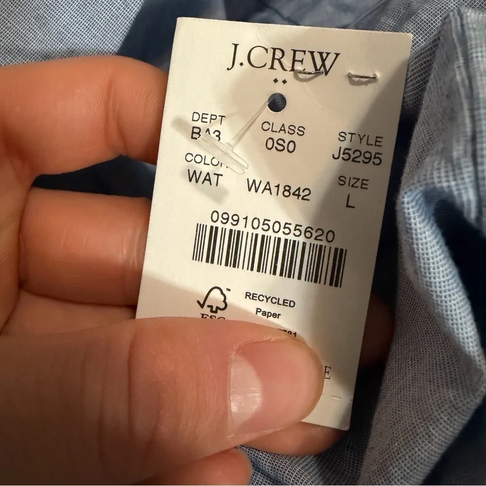 J crew waterfall Classic flex casual shirt